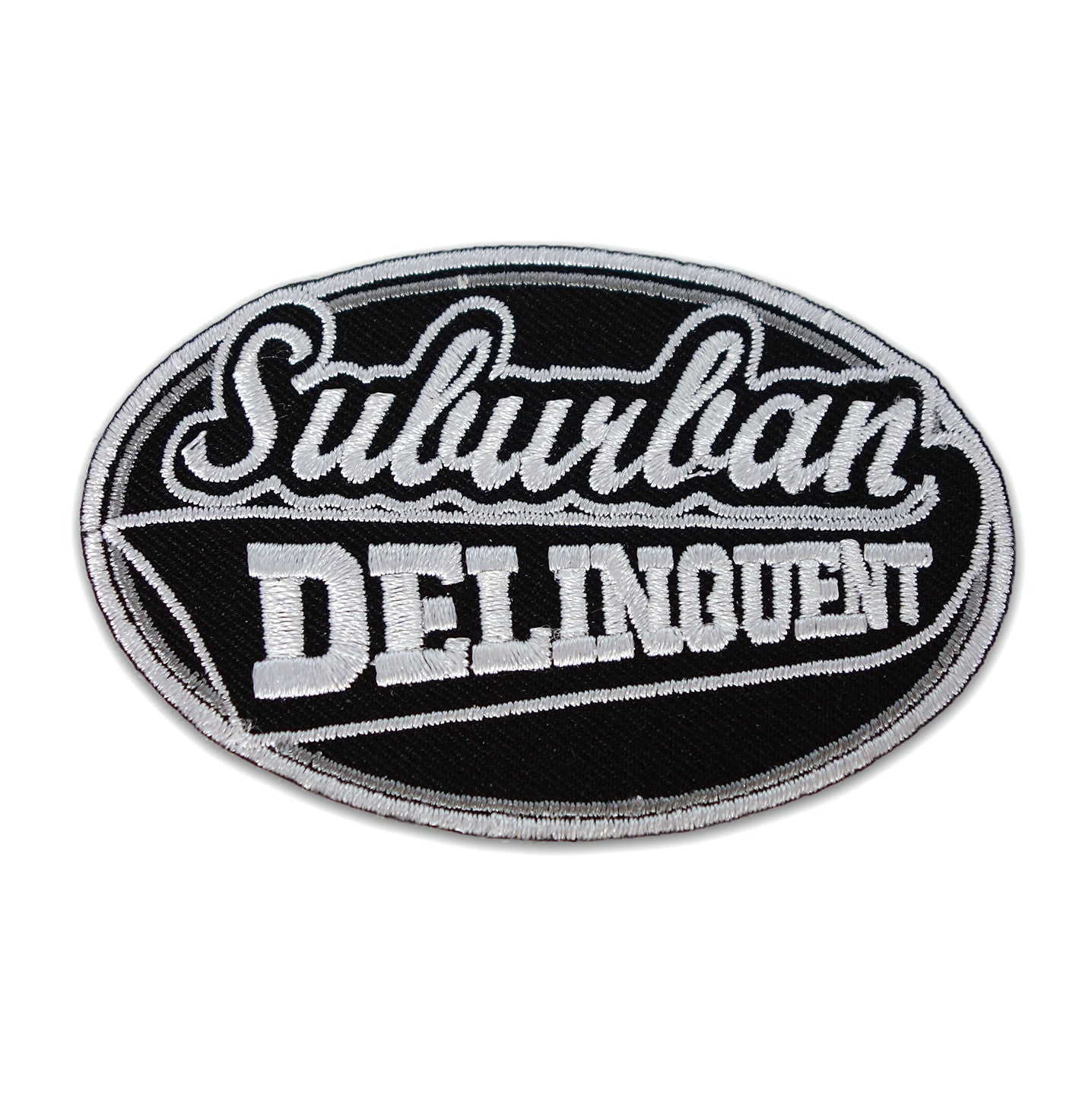 Iron-on Embroidered Home Run Oval Patch